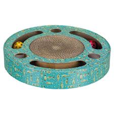 Scratching drum toys 33cm blue