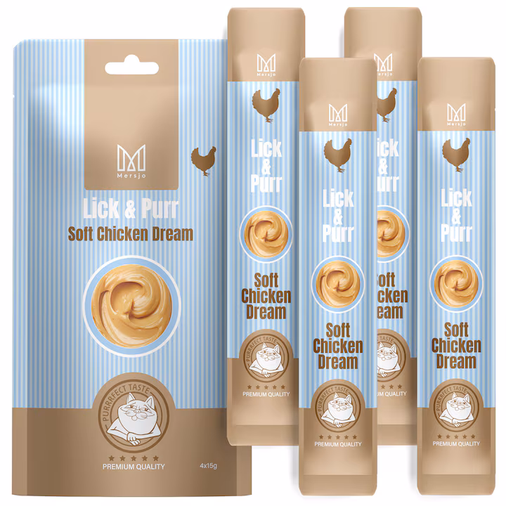Cat Delicacy - Lick & Purr: Soft Chicken Dream Mersjo